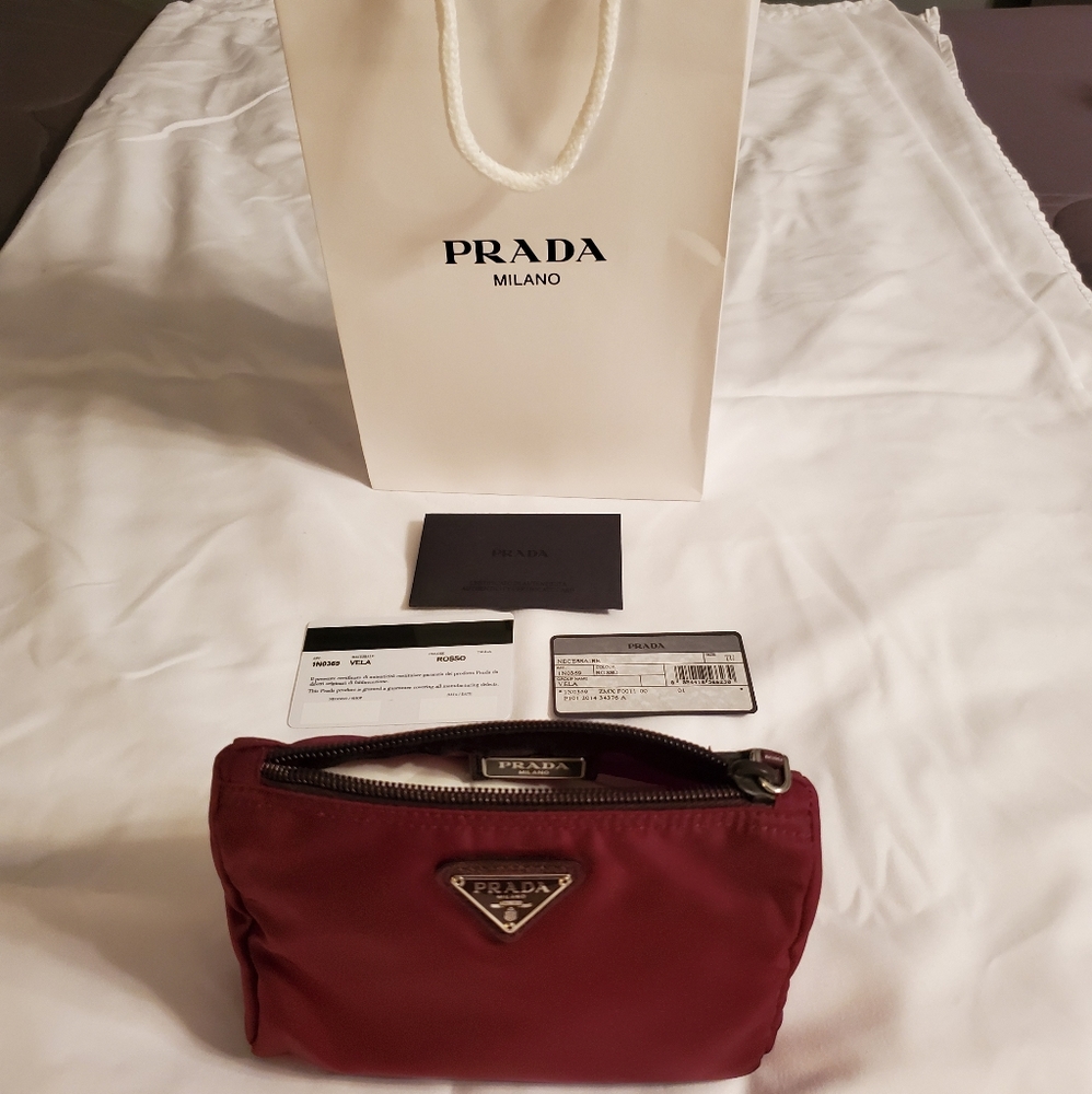 PRADA Nylon Cosmetic Pouch